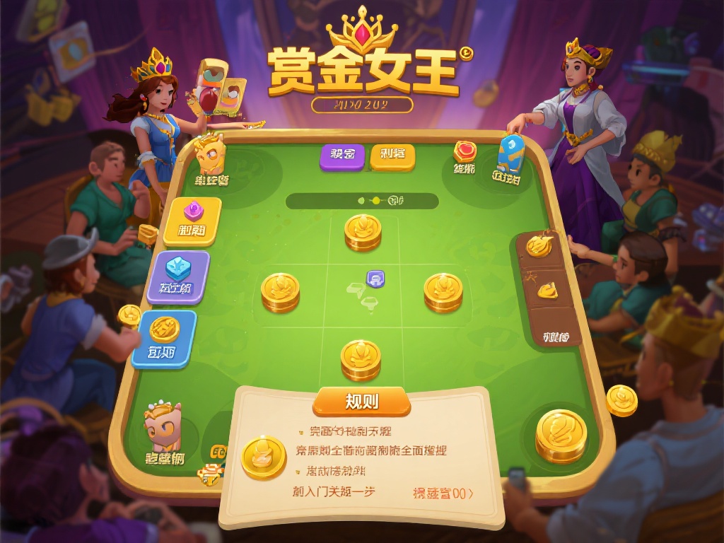 在赏金女王中，玩法看似简单，但实际竞争激烈。很多玩