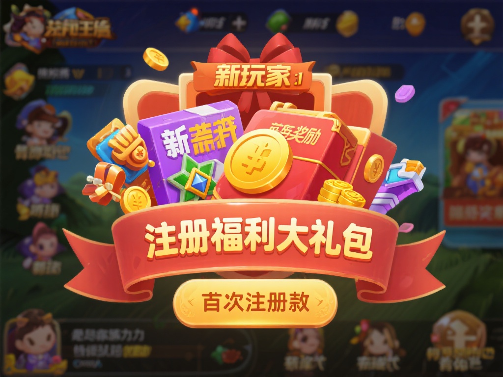 1.&nbsp;注册福利大礼包
新玩家首次注册后即可领取超